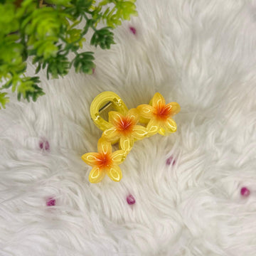 Acrylic Flower Hair Claw Clip