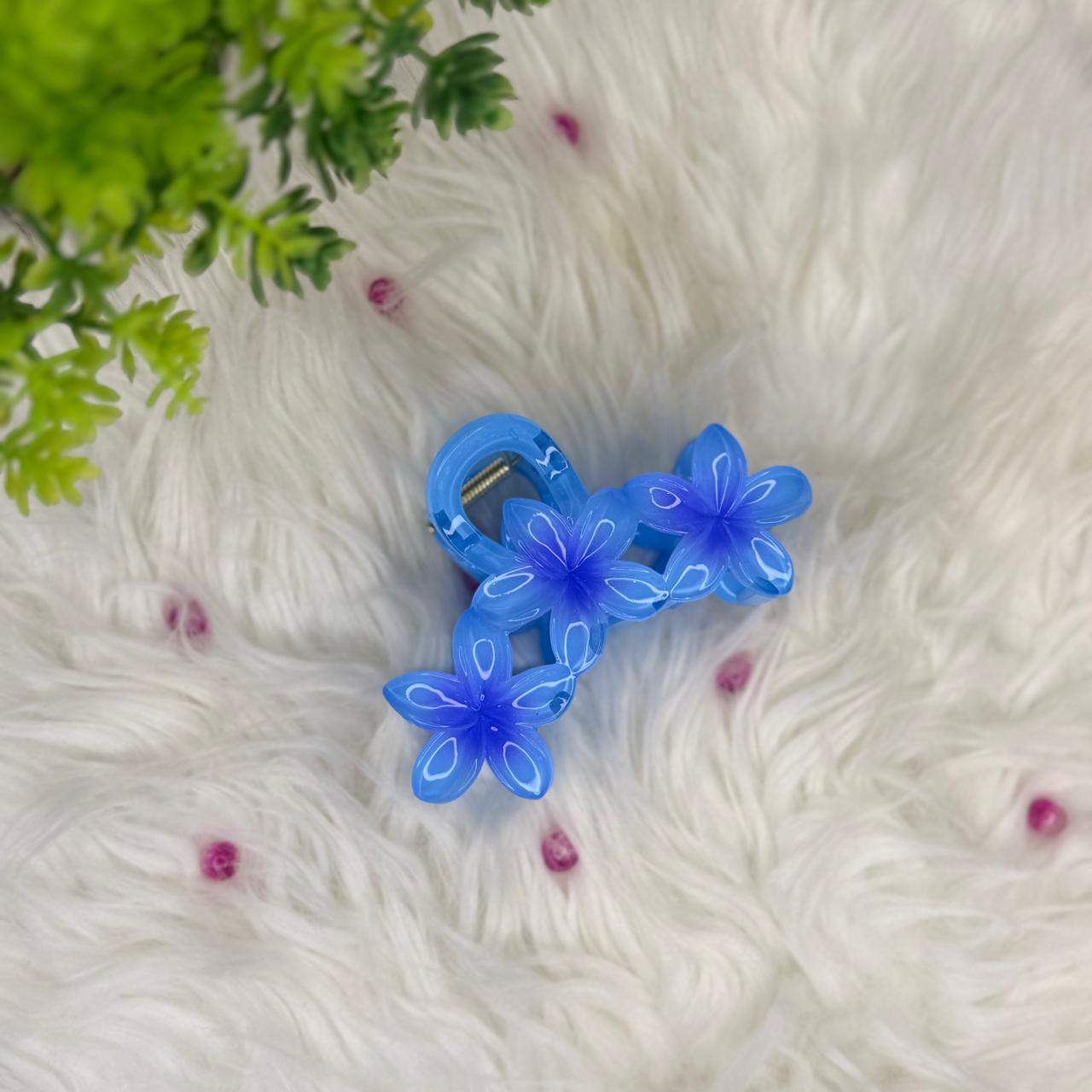 Acrylic Flower Hair Claw Clip