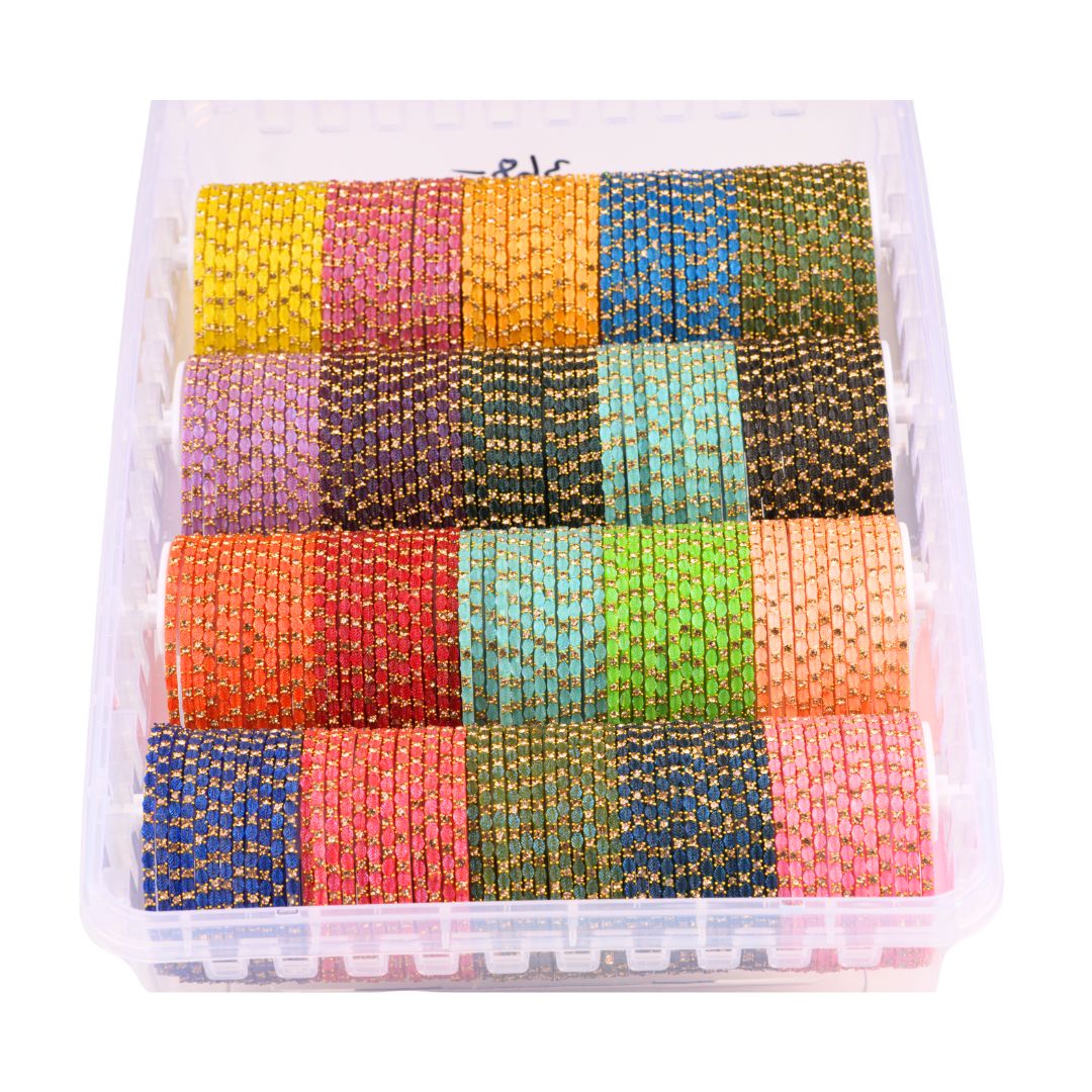 Rain Drop Leaf Pattern Bangles