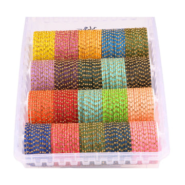 Rain Drop Leaf Pattern Bangles