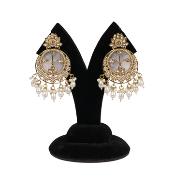Dhwani Earrings (Gold Finish) Model 4