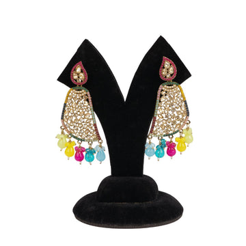 Dhwani Earrings (Multi Color Finish)