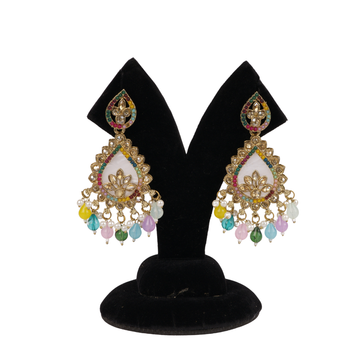 Dhwani Kundan Earrings (Multi Stone Finish)