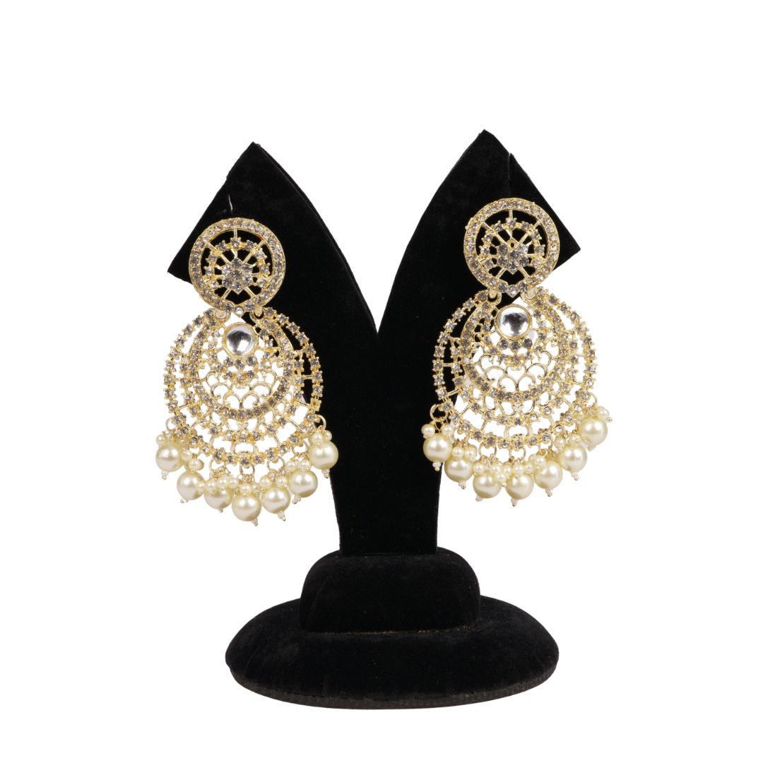 Dhwani Earrings (Gold Finish) Model 5