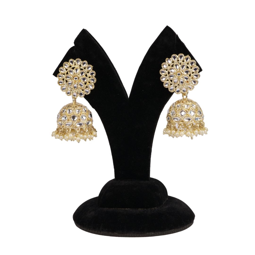 Dhwani Earrings (Gold Finish) Model 6