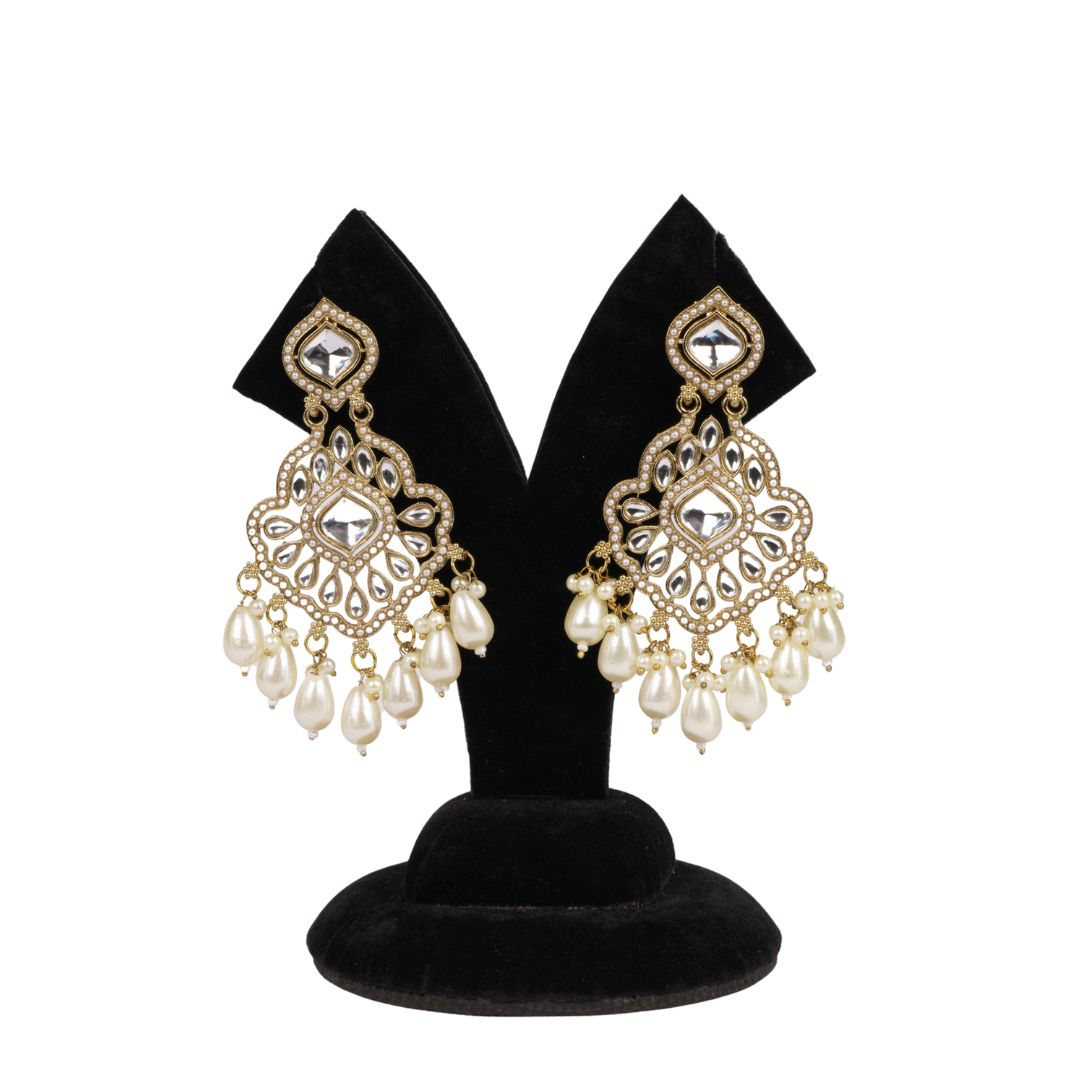 Dhwani Earrings (Gold Finish) Model 7
