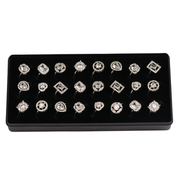 Fancy Finger Ring (Silver Plated) Model 2