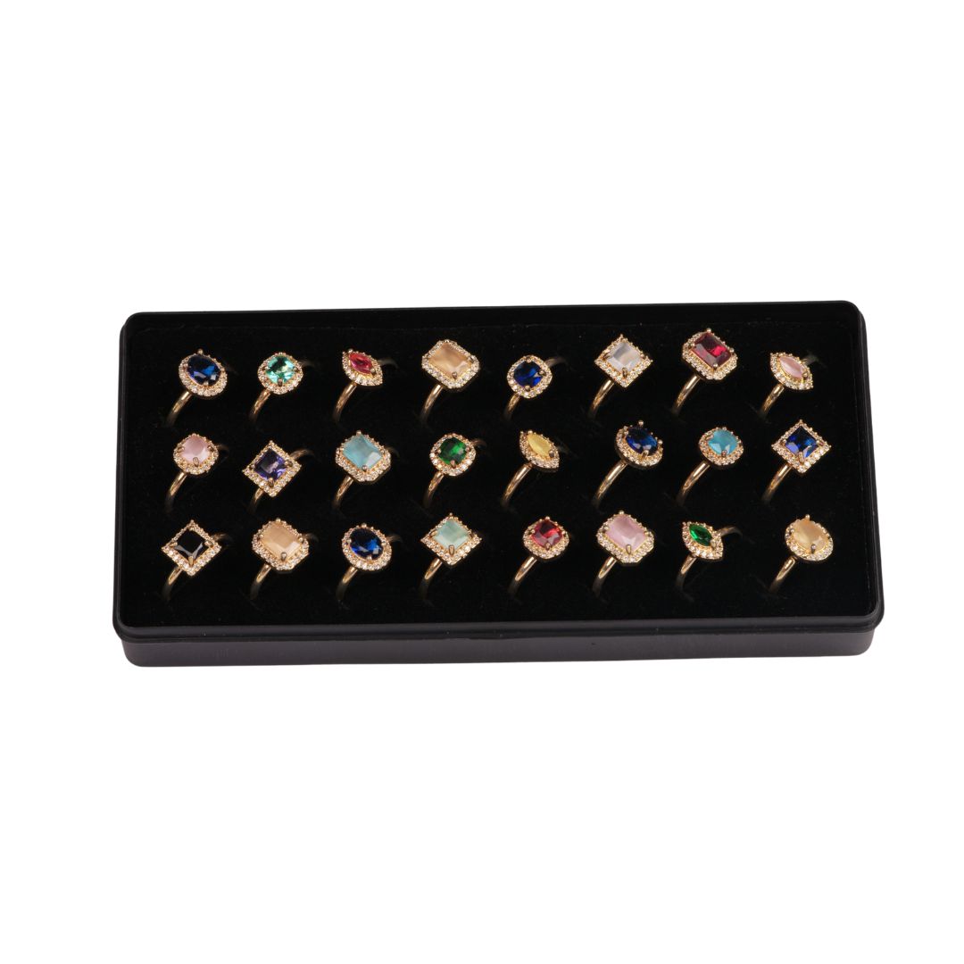 Fancy Finger Ring (Rose Gold Plated)