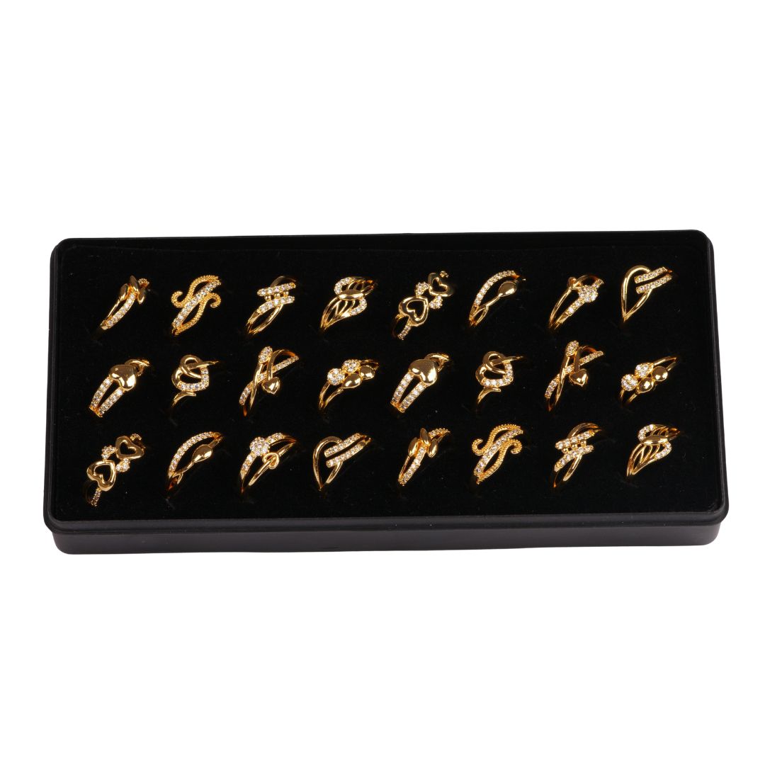 Fancy Finger Ring (Gold Plated) Model 3