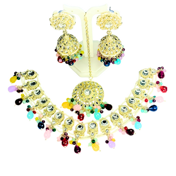 Dhyani Multi color Bead Design Necklace