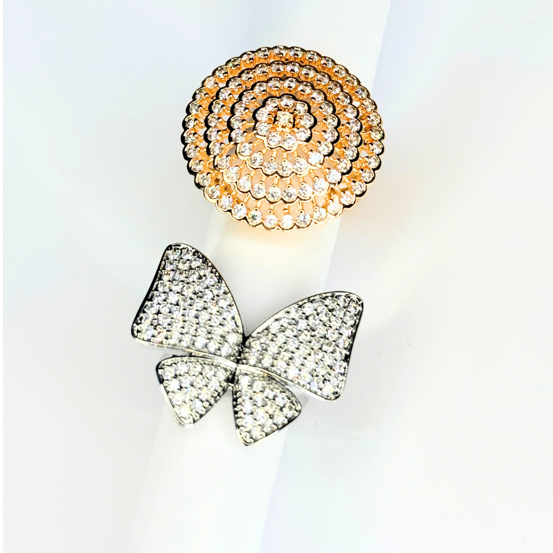 Mandala,Butterfly Design Rings