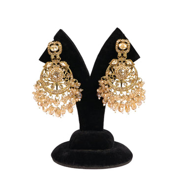 Dhwani Earrings – Gold Finish Model 11