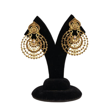 Dhwani Earrings – Gold Finish Model 12
