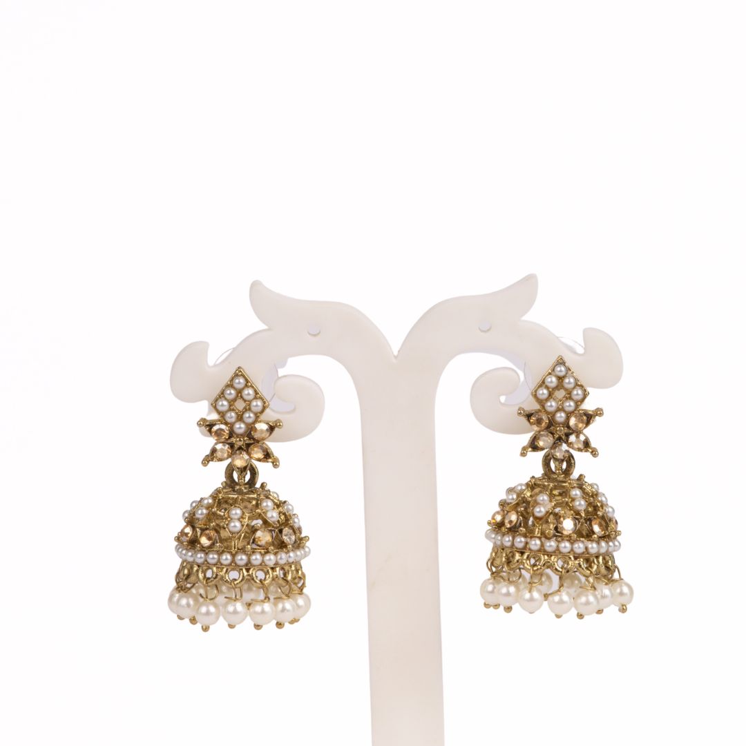 Dhwani Earrings – Gold Finish Model 14