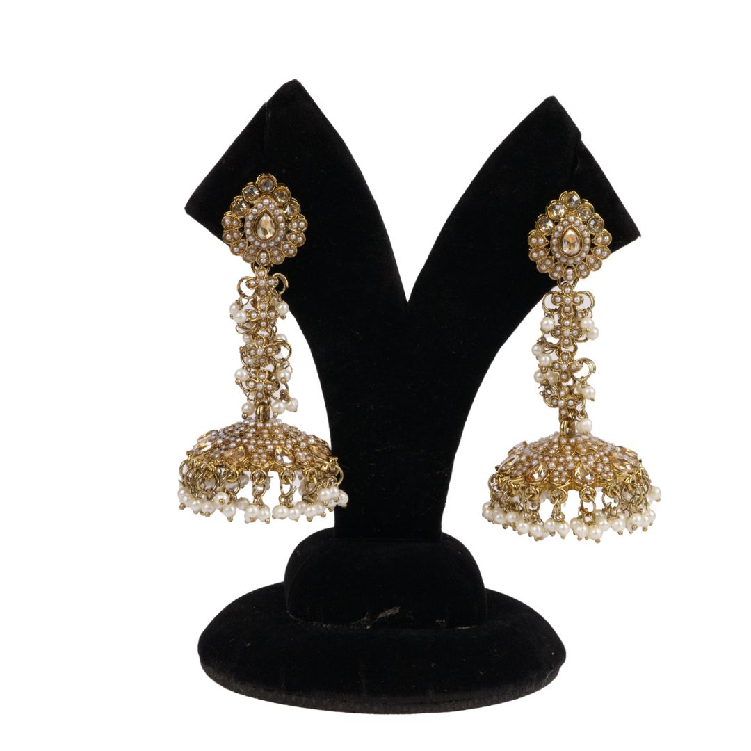Dhwani Earrings – Gold Finish Model 15