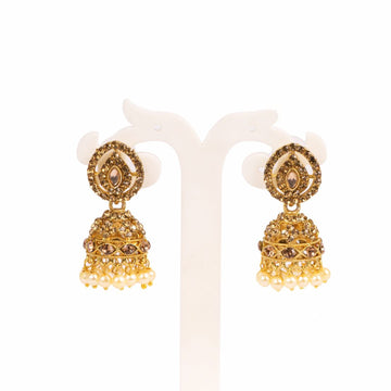 Dhwani Earrings – Gold Finish Model 17