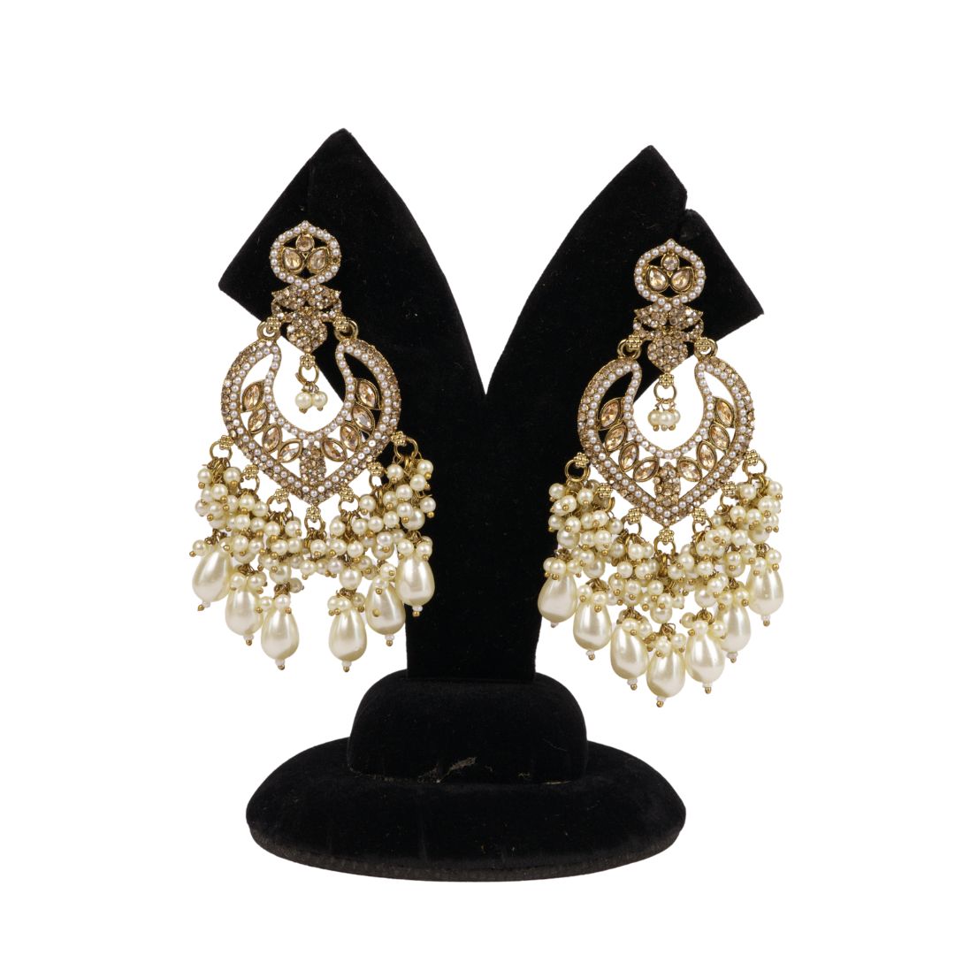 Dhwani Earrings – Gold Finish Model 19