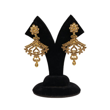 Dhwani Earrings – Gold Finish Model 21