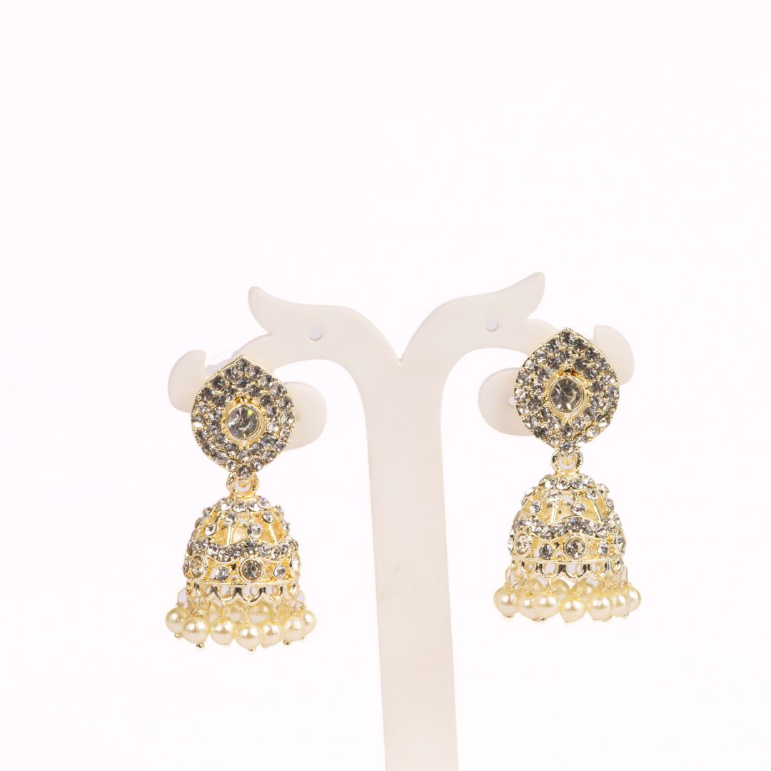 Dhwani Earrings – Gold Finish Model 5