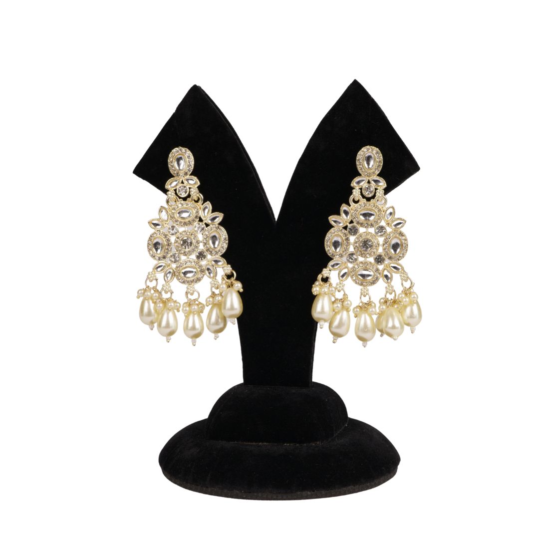 Dhwani Earrings – Gold Finish Model 7