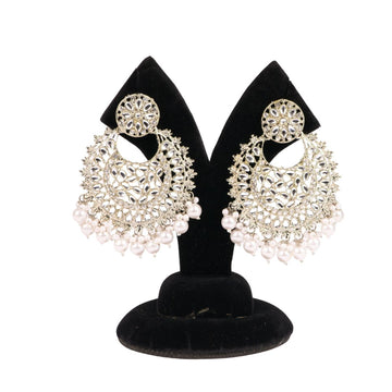 Dhwani Earrings – Silver Finish