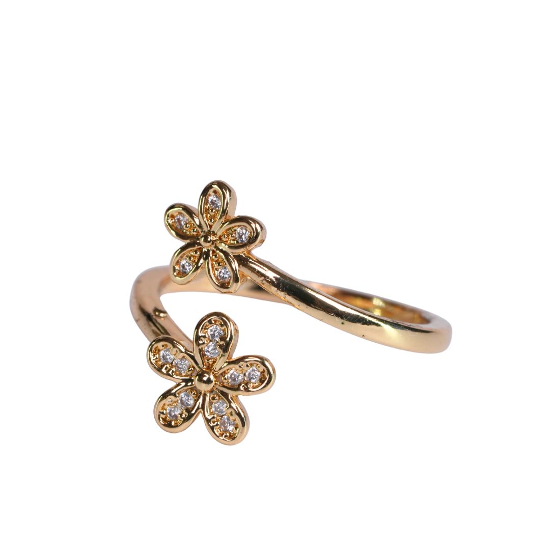 Fancy Korean Finger Rings – Gold, Silver & Rose Gold Finish 6